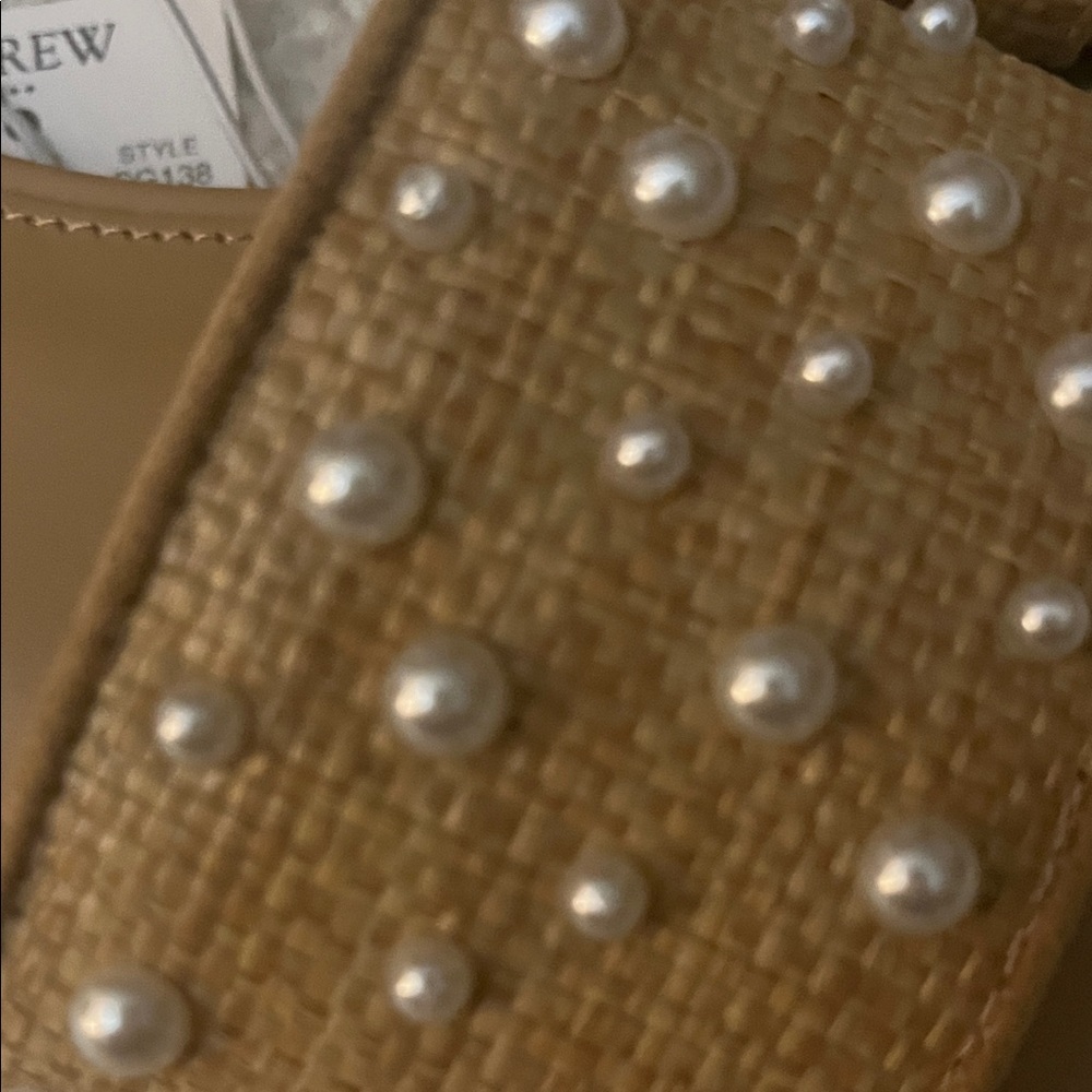 J. Crew Pearl slip on sandals - Picture 4 of 10